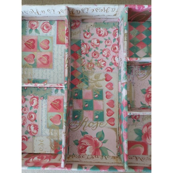 Holly Holderman Office Desk Organizer  Table Desktop w/6 Compartments - Picture 2 of 8